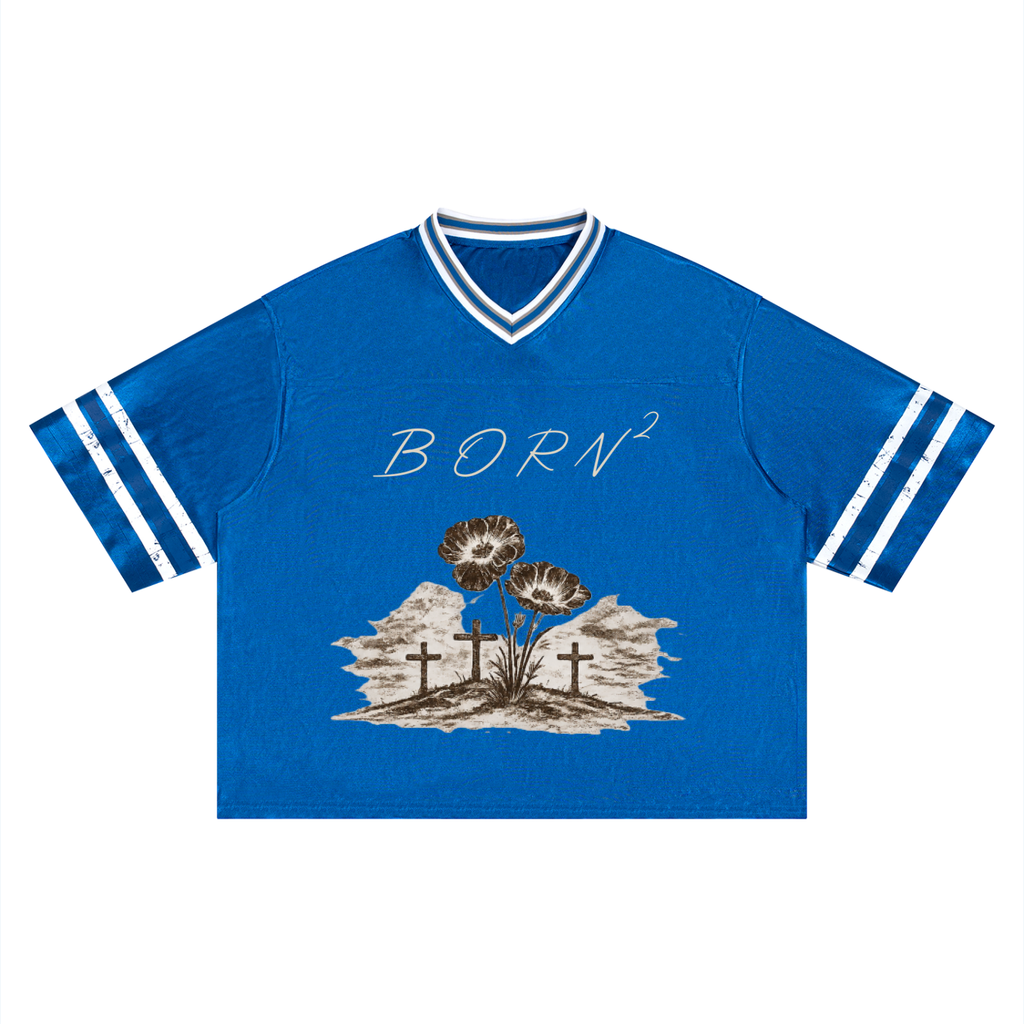 Unisex Boxy Striped Soccer Jersey