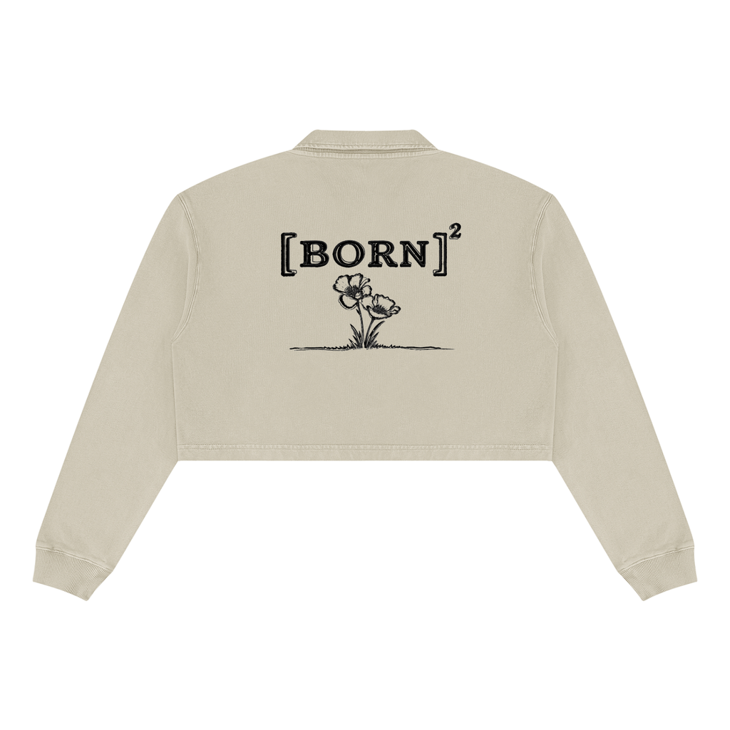 Women’s Vintage Wash Crop Sweatshirt