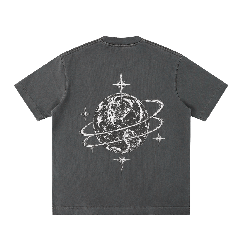 [Born]² Heavyweight Vintage Washed Frayed T-Shirt