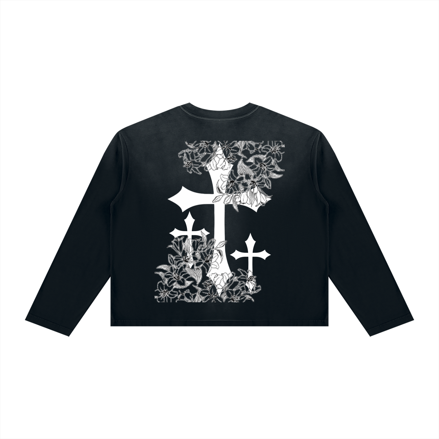 Unisex Sunfade Boxy Long Sleeve T-Shirt