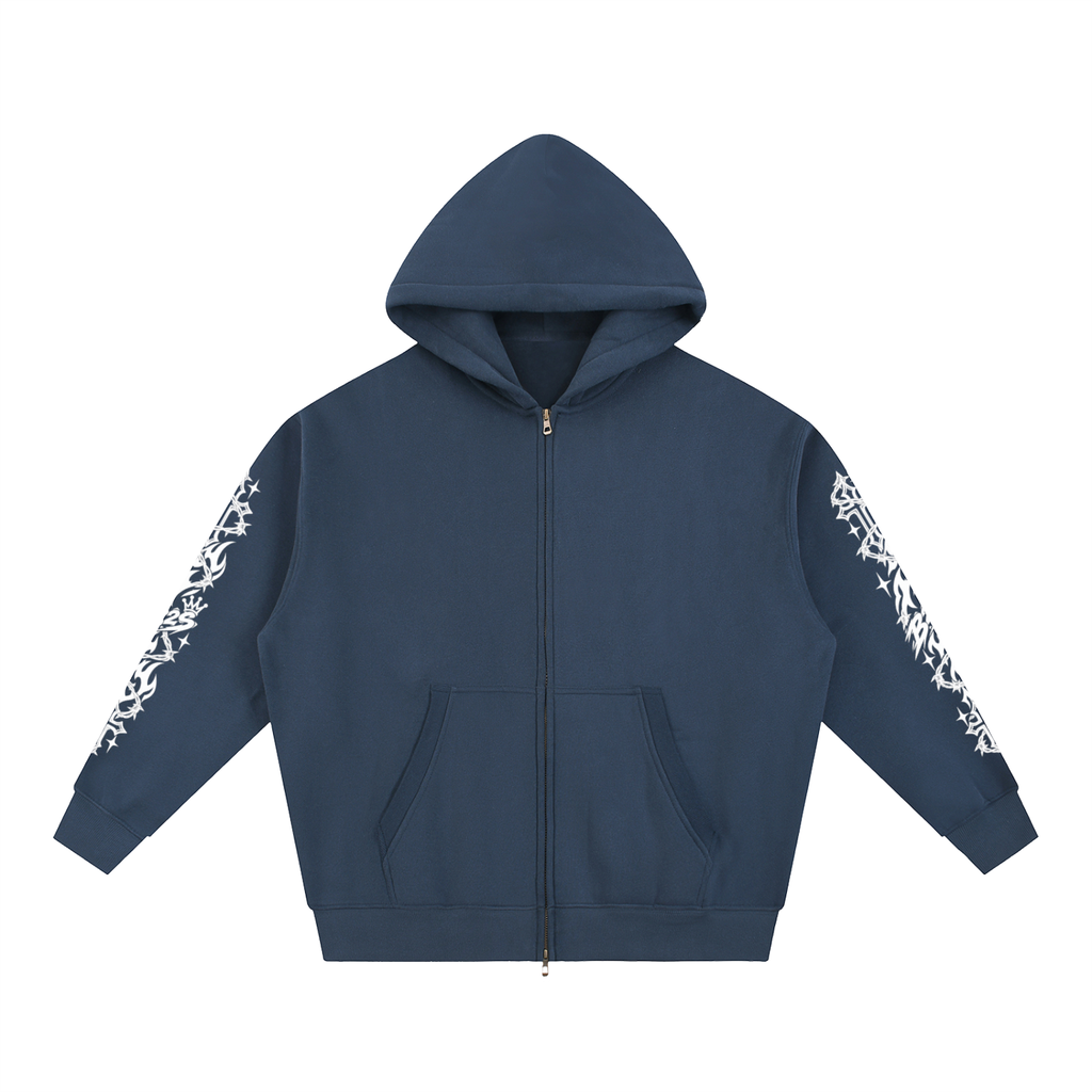 [Born]² Essential Oversized Fleece Boxy Hoodie