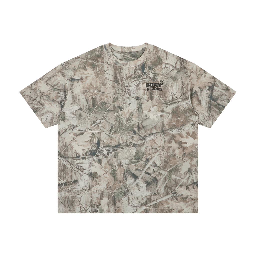 [Born}² Camo Oversized Match Set T-Shirt