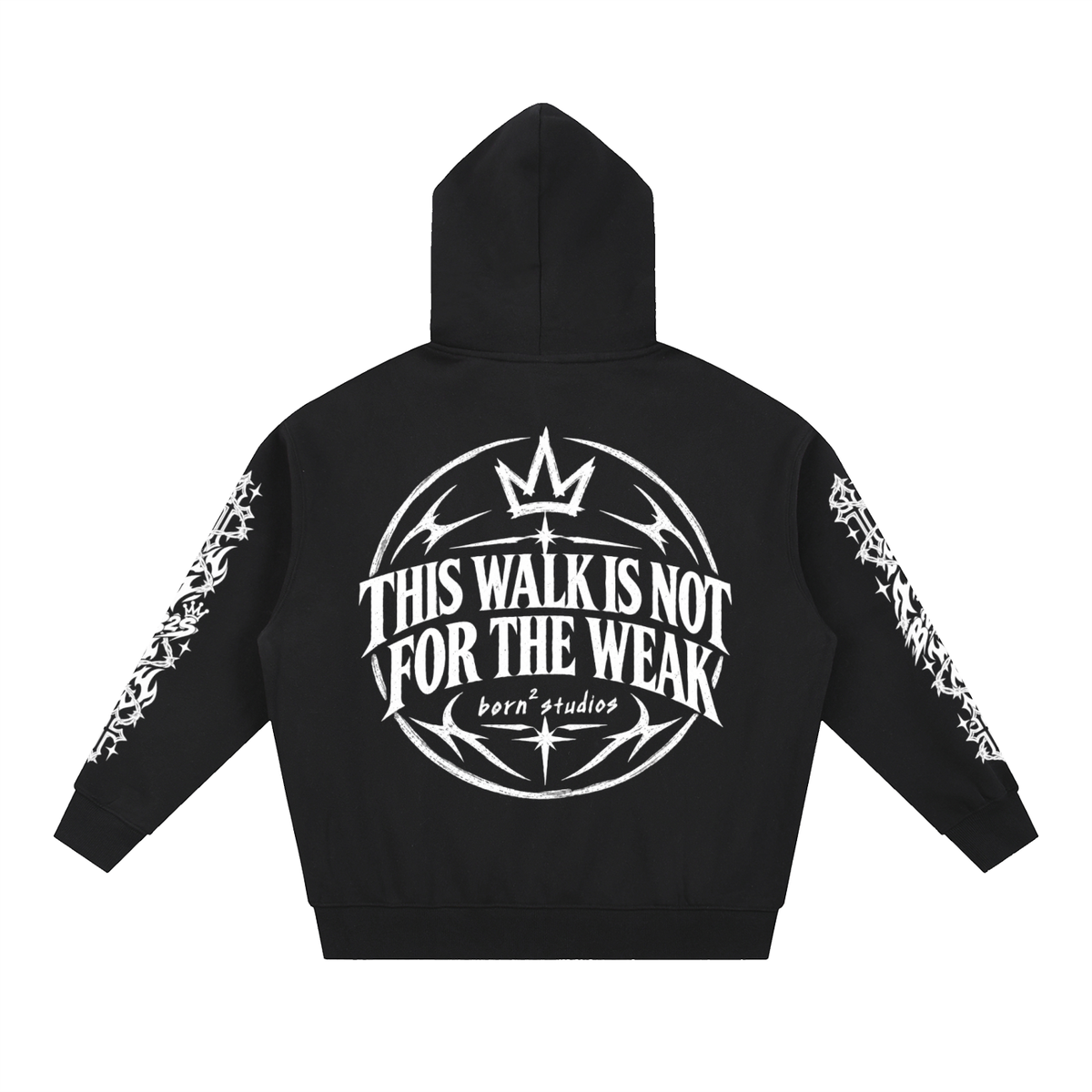 [Born]² Essential Oversized Fleece Boxy Hoodie