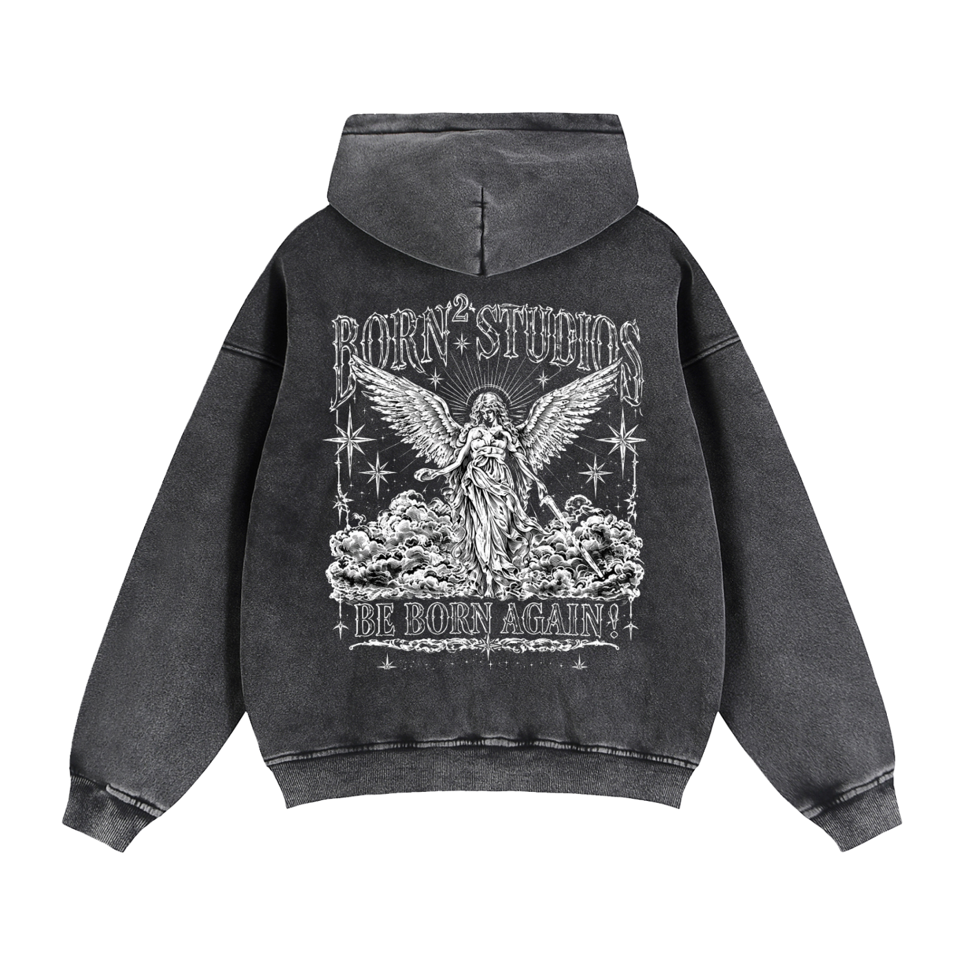 Zip-Through Boxy Fleece Hoodie