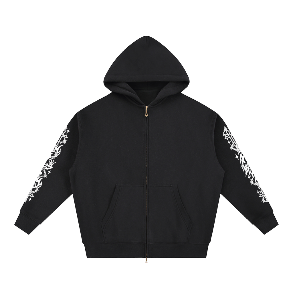 [Born]² Essential Oversized Fleece Boxy Hoodie