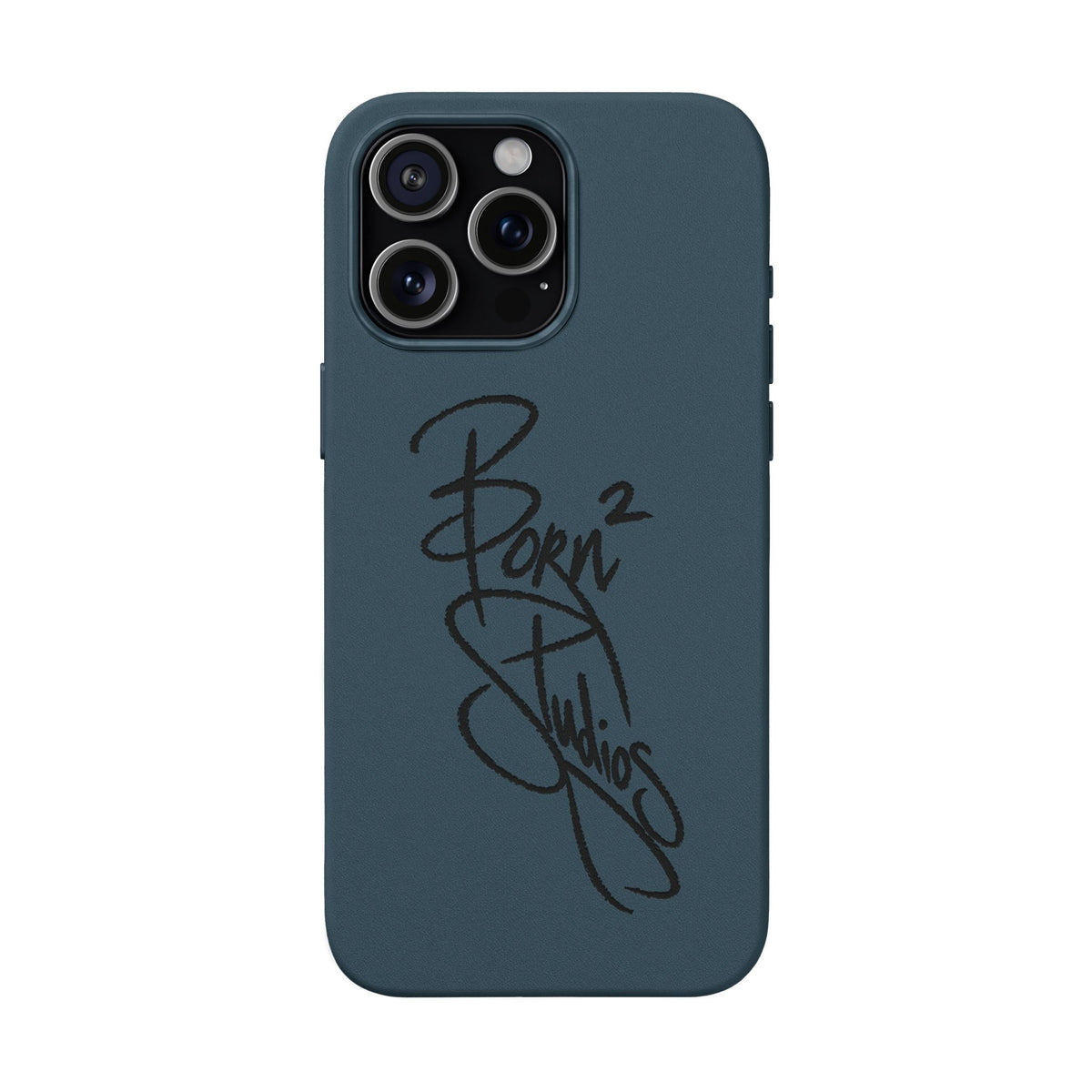 [Born]² Engraved Leather iPhone Case