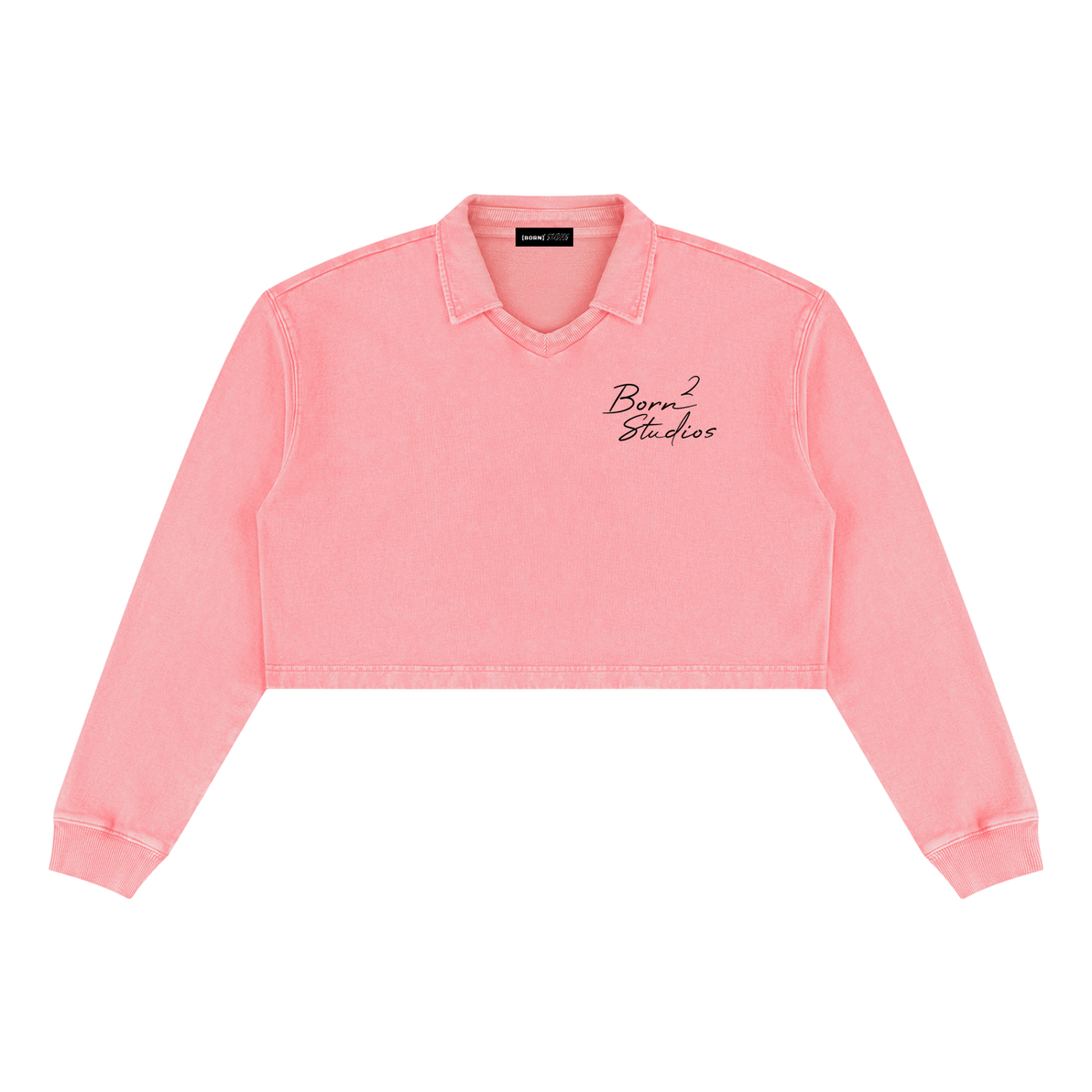 [Born]² Women’s Vintage Wash Crop Sweatshirt