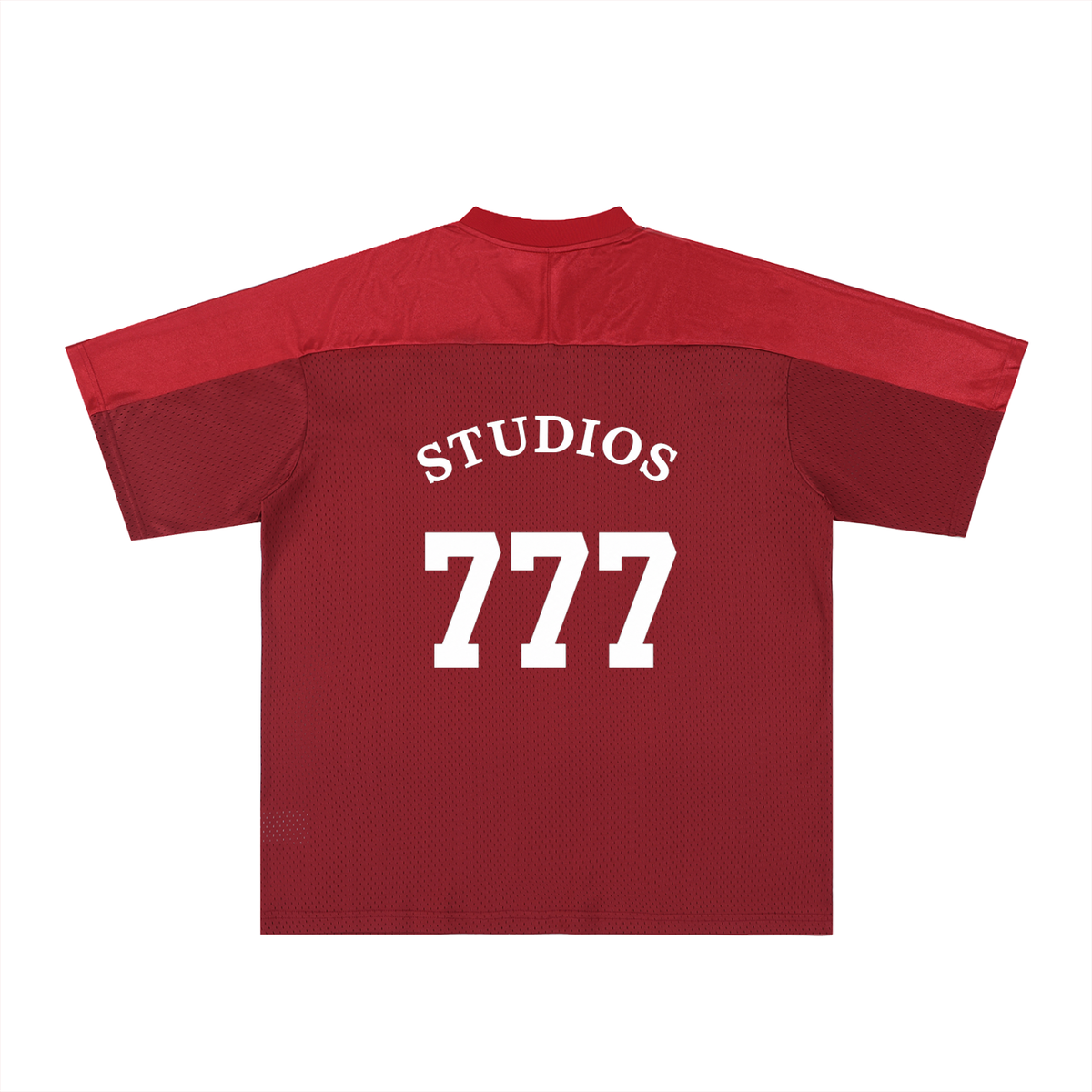 Oversized Mesh V-Neck Soccer Jersey