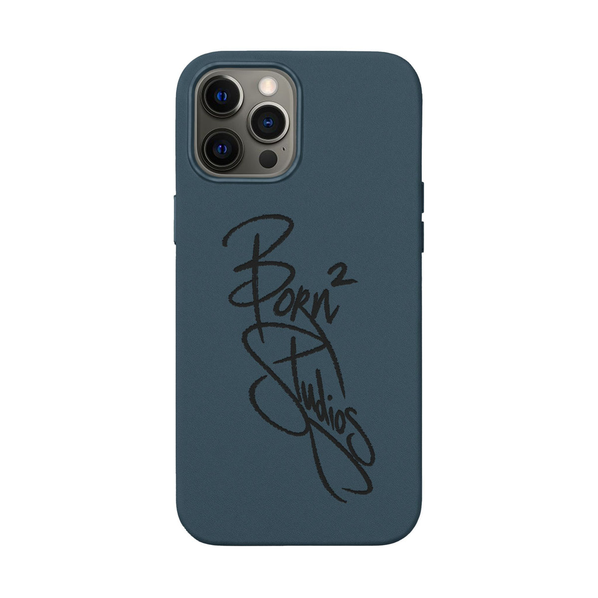 [Born]² Engraved Leather iPhone Case