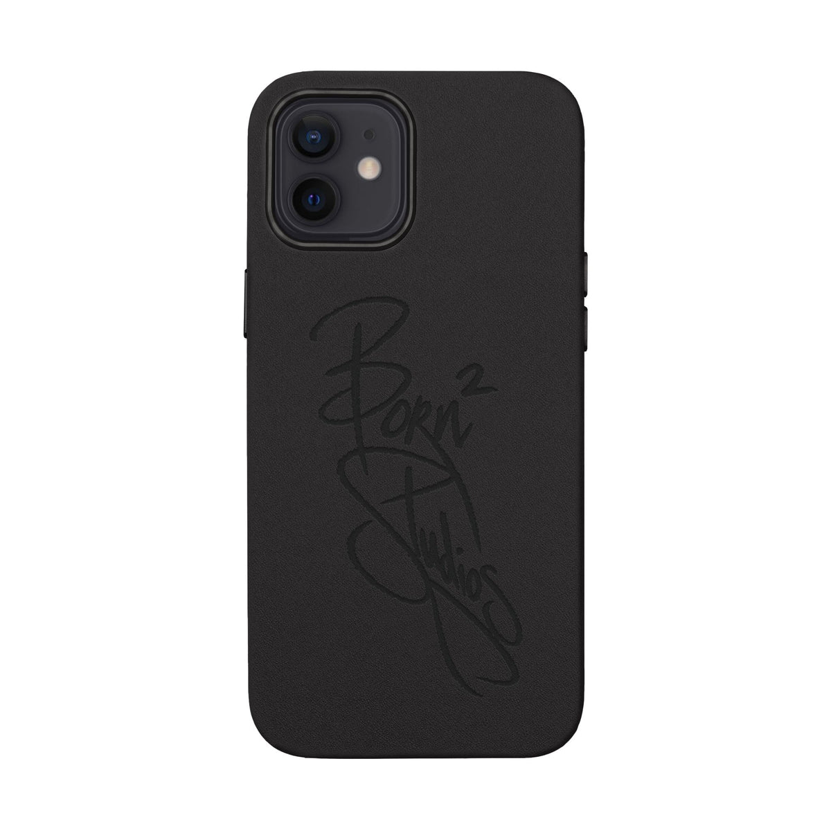 [Born]² Engraved Leather iPhone Case