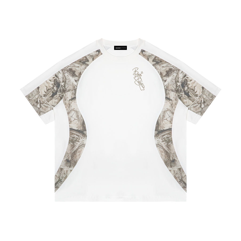 [Born]² Camo Raglan Matching Set T-Shirt