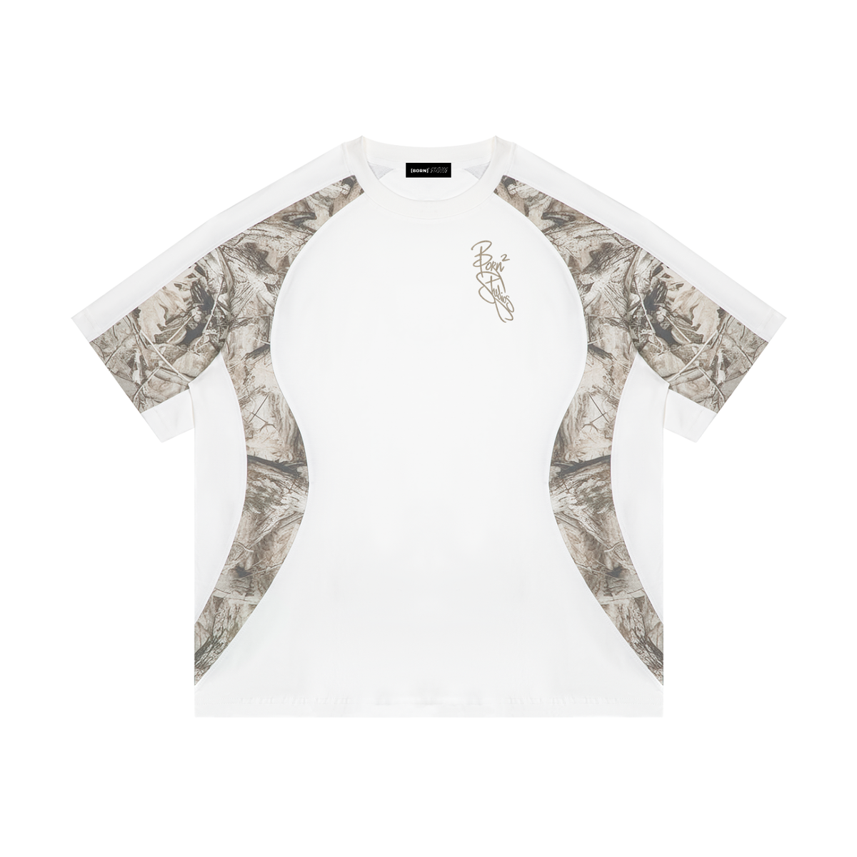[Born]² Camo Raglan Matching Set T-Shirt