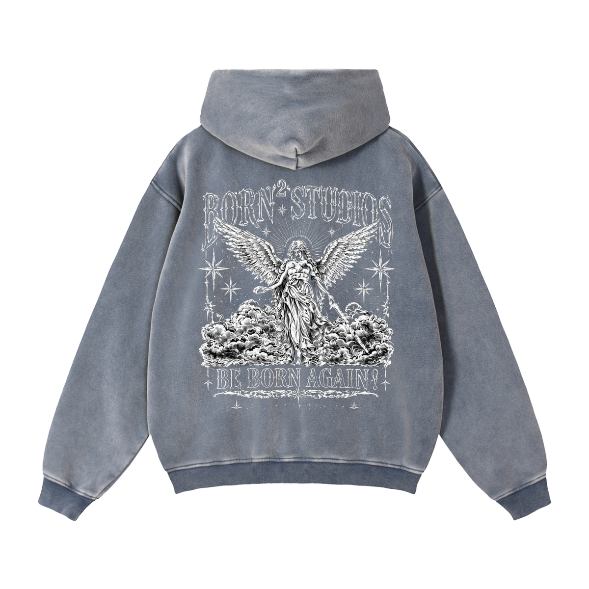 Zip-Through Boxy Fleece Hoodie