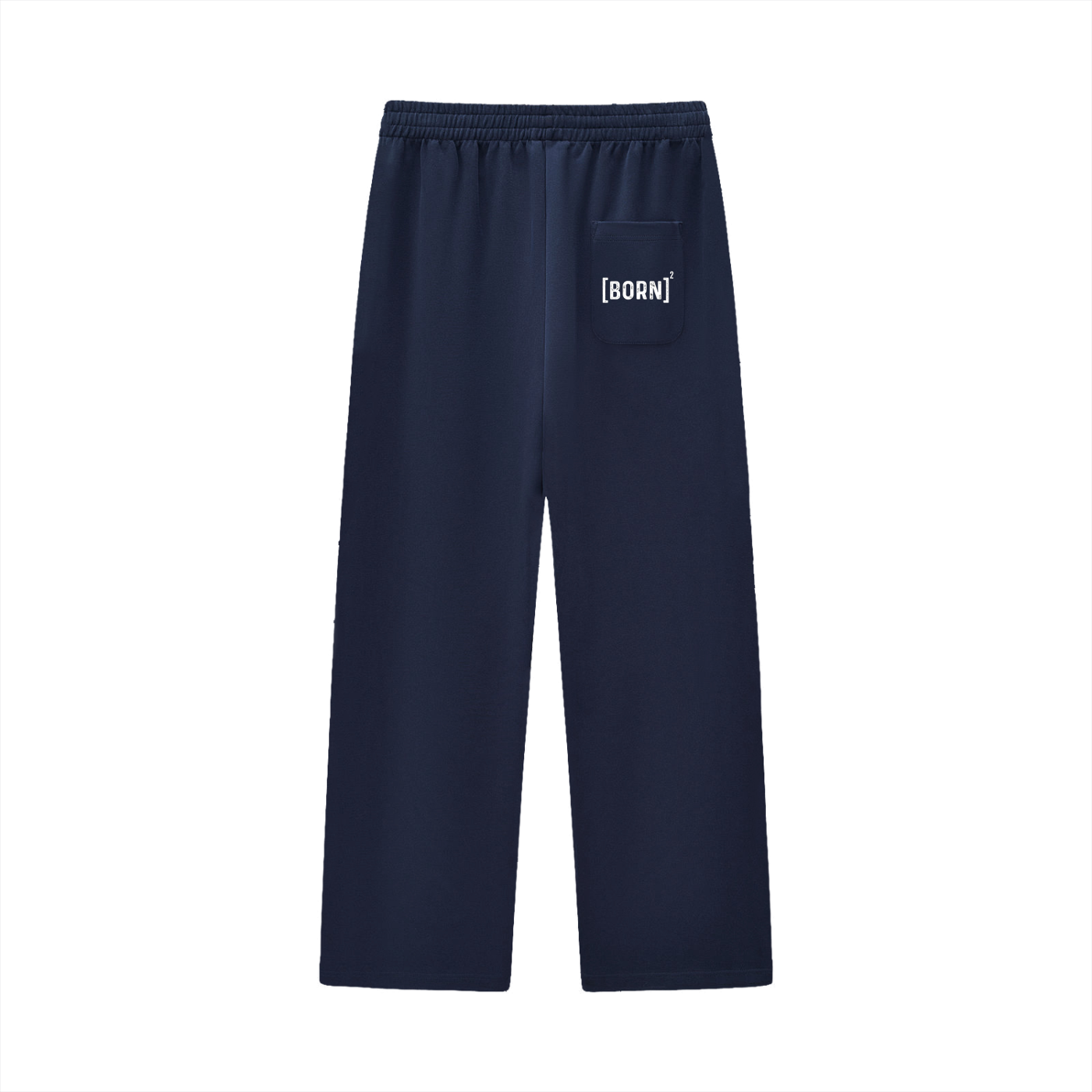 Curved Stripe Straight Sweatpants