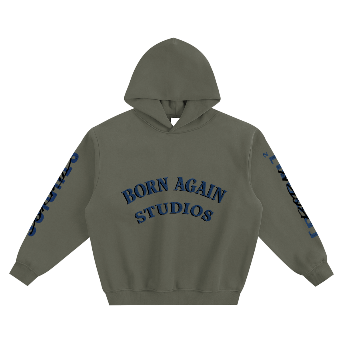 [Born]² Fleeced Boxy Hoodie