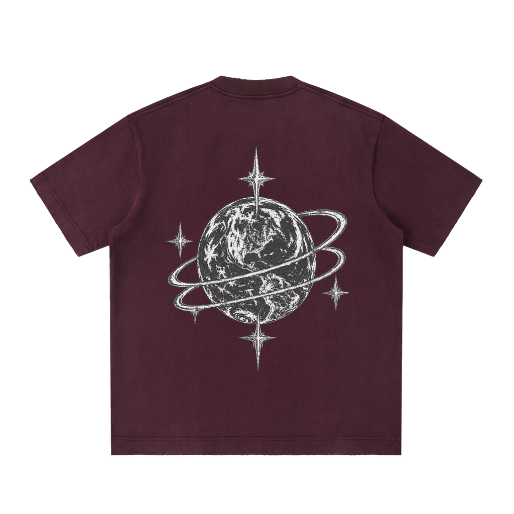 [Born]² Heavyweight Vintage Washed Frayed T-Shirt