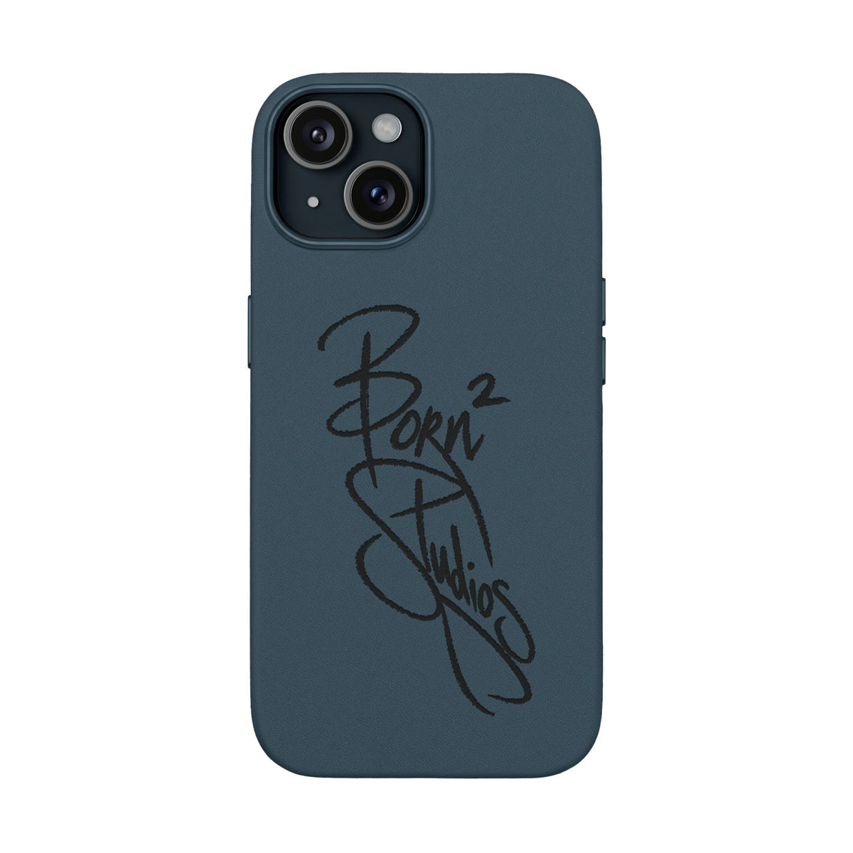 [Born]² Engraved Leather iPhone Case