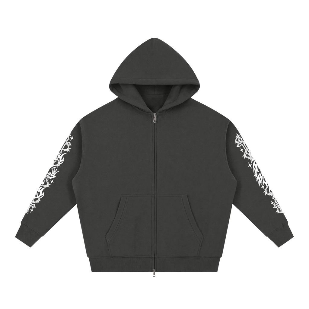 [Born]² Essential Oversized Fleece Boxy Hoodie