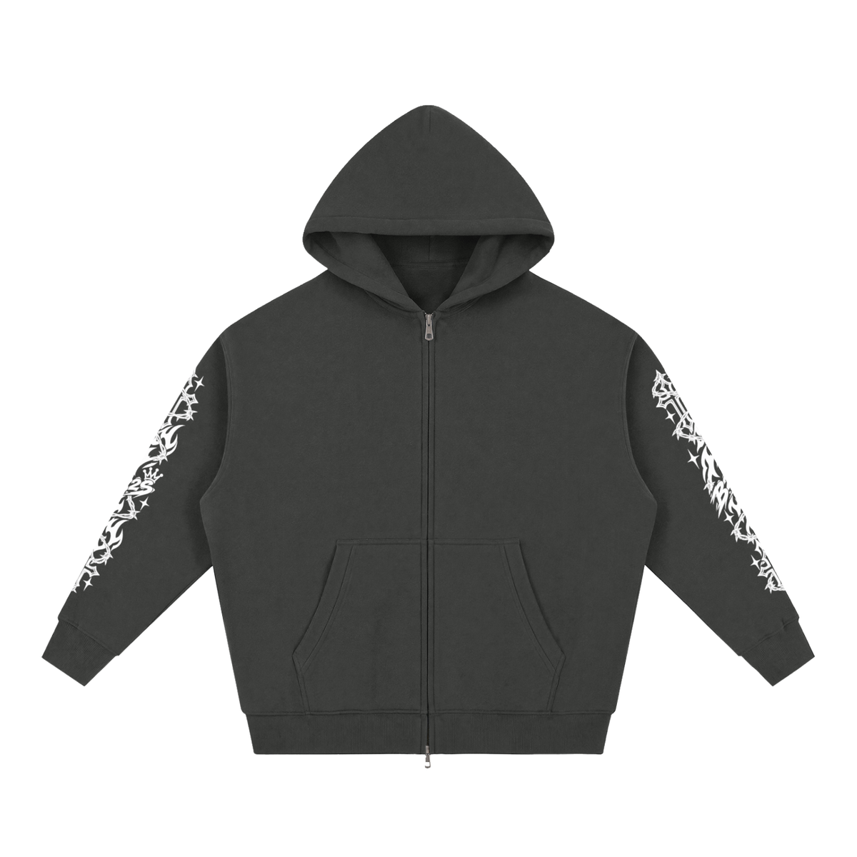 [Born]² Essential Oversized Fleece Boxy Hoodie