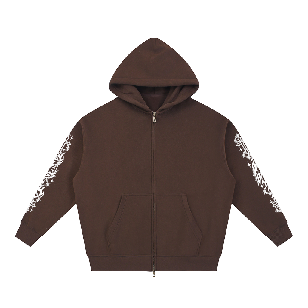 [Born]² Essential Oversized Fleece Boxy Hoodie