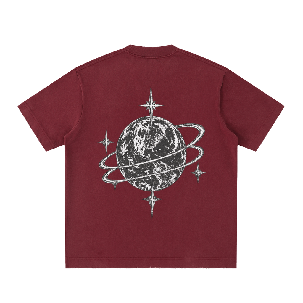 [Born]² Heavyweight Vintage Washed Frayed T-Shirt
