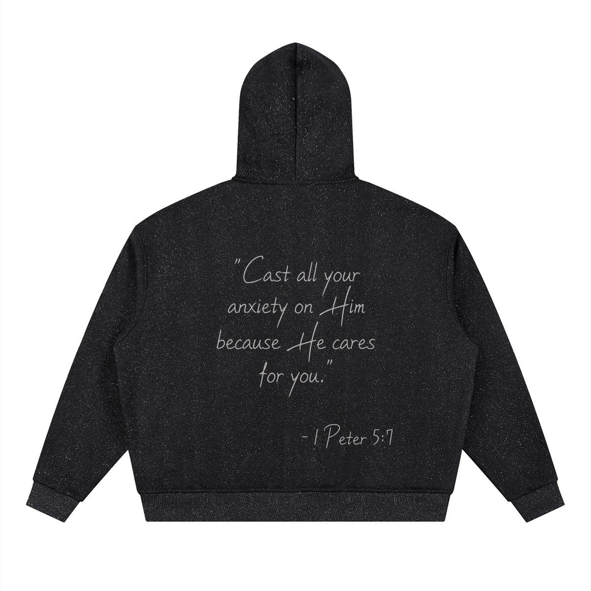 Unisex Sparkles Full Zip Boxy Hoodie