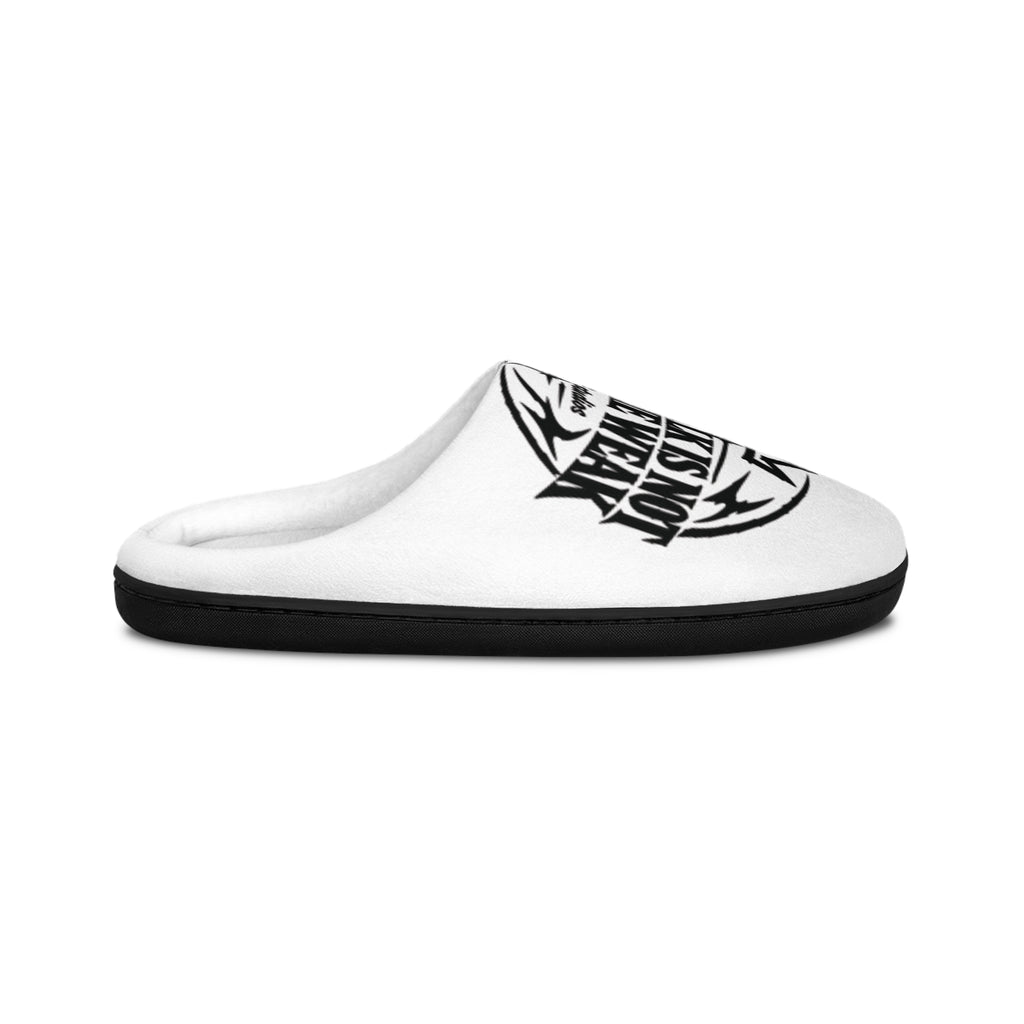[Born]² This Walk Is Not for the Weak Inspirational Men's Indoor Slippers