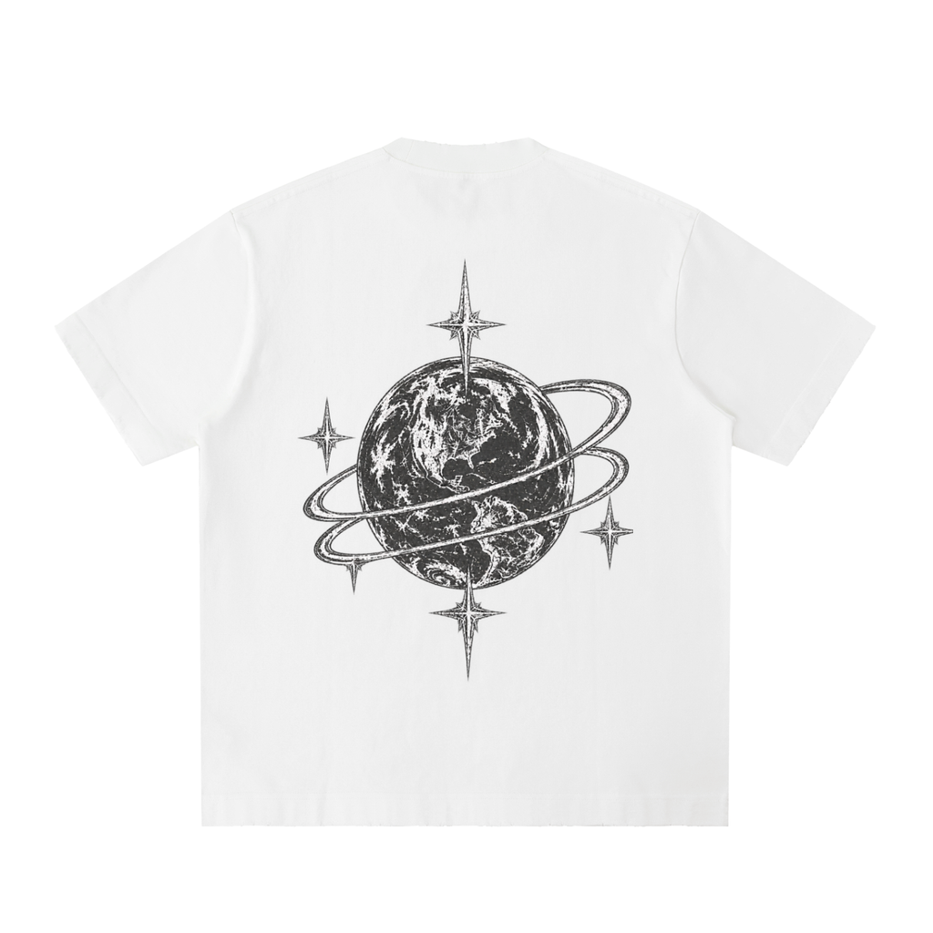 [Born]² Heavyweight Vintage Washed Frayed T-Shirt