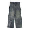 Men's Vintage Wash Denim Jeans