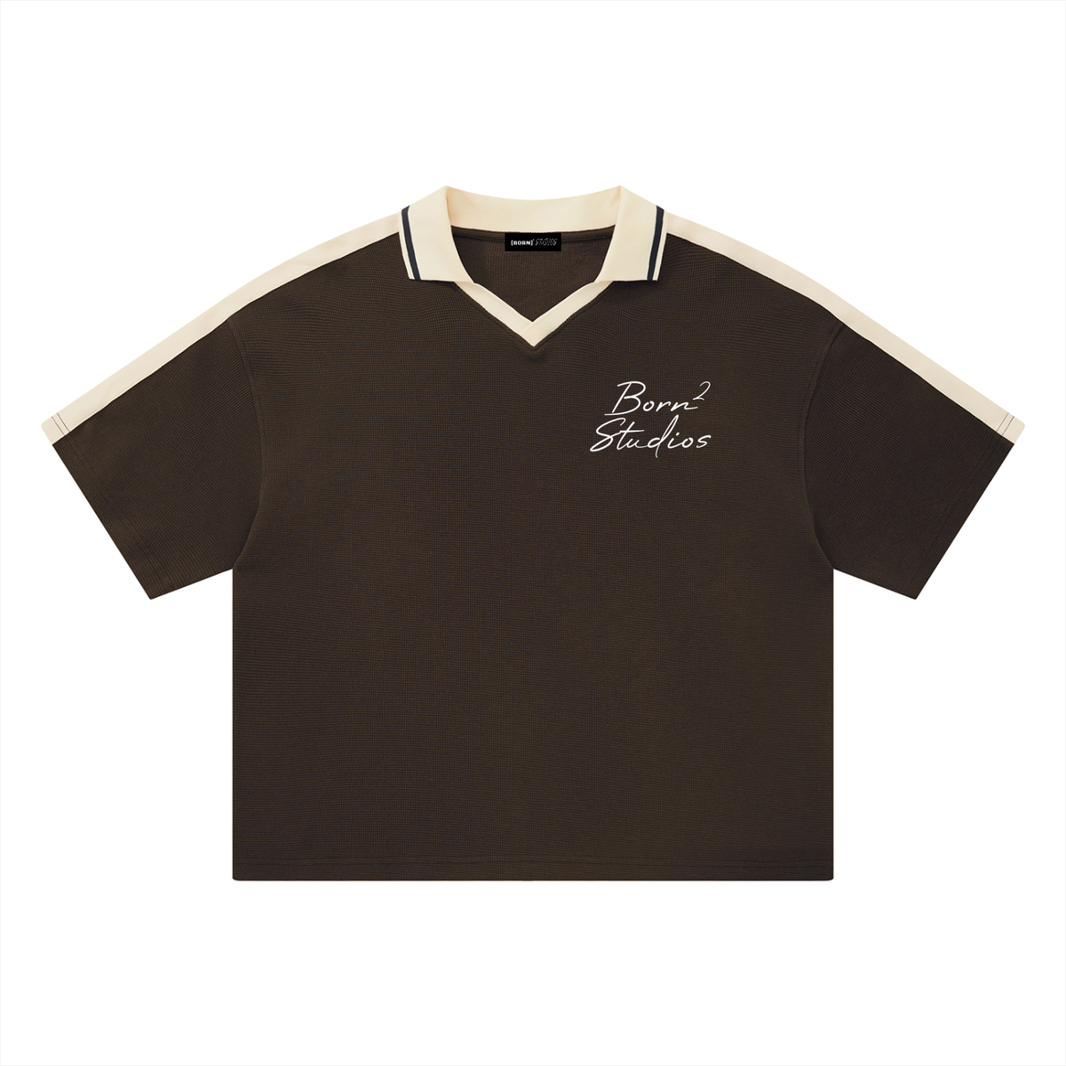 [Born]² Color Block Polo Shirt