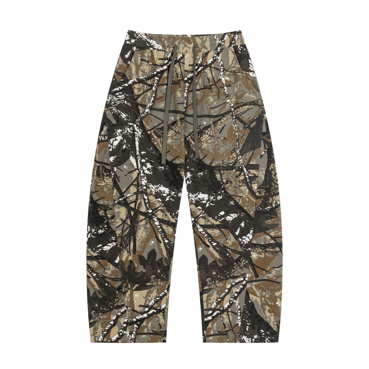 [Born]² Tree Camo Barrel Leg Pants