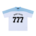 Oversized Mesh V-Neck Soccer Jersey