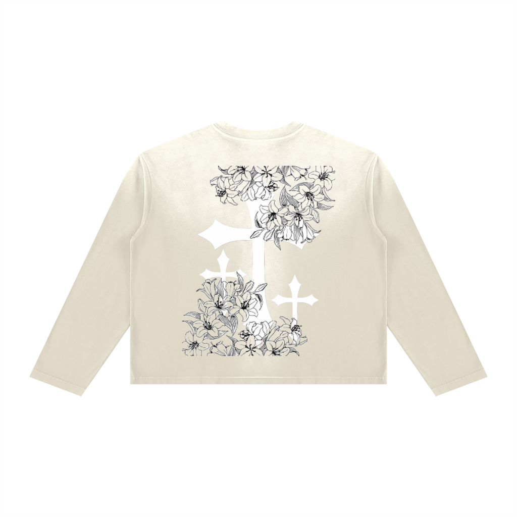 Unisex Sunfade Boxy Long Sleeve T-Shirt