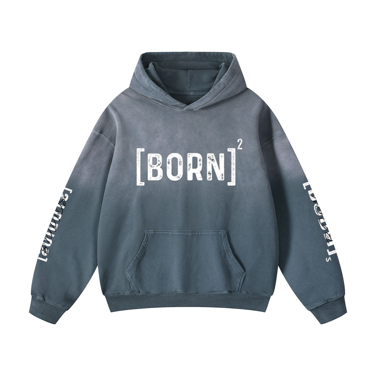 [Born]² Heavyweight Sunfade Oversized Hoodie
