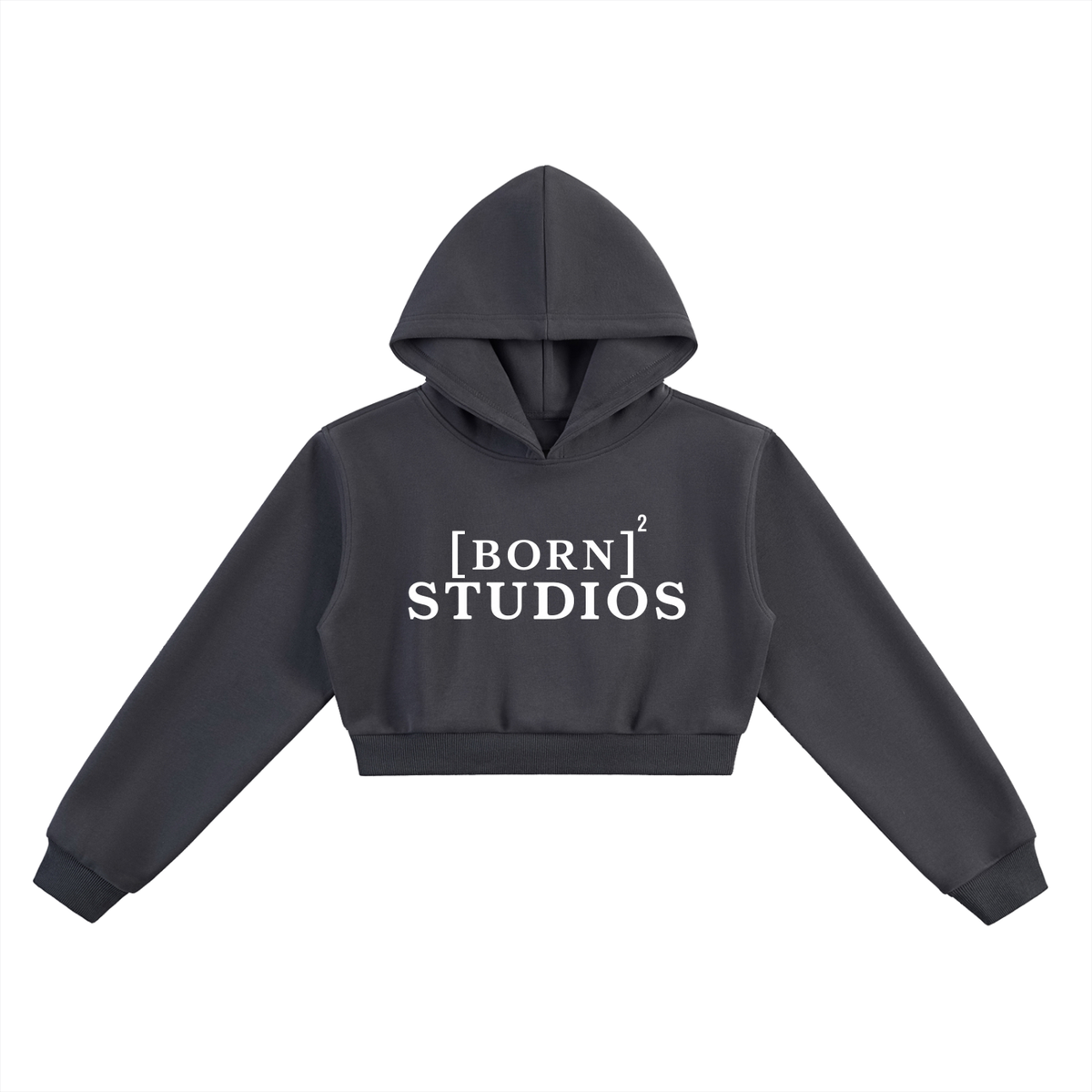 [Born]² Women's Essential Cropped Hoodie