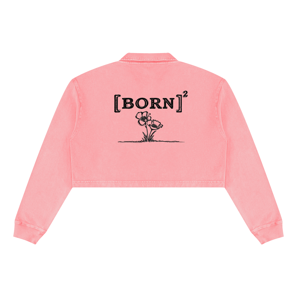 Women’s Vintage Wash Crop Sweatshirt