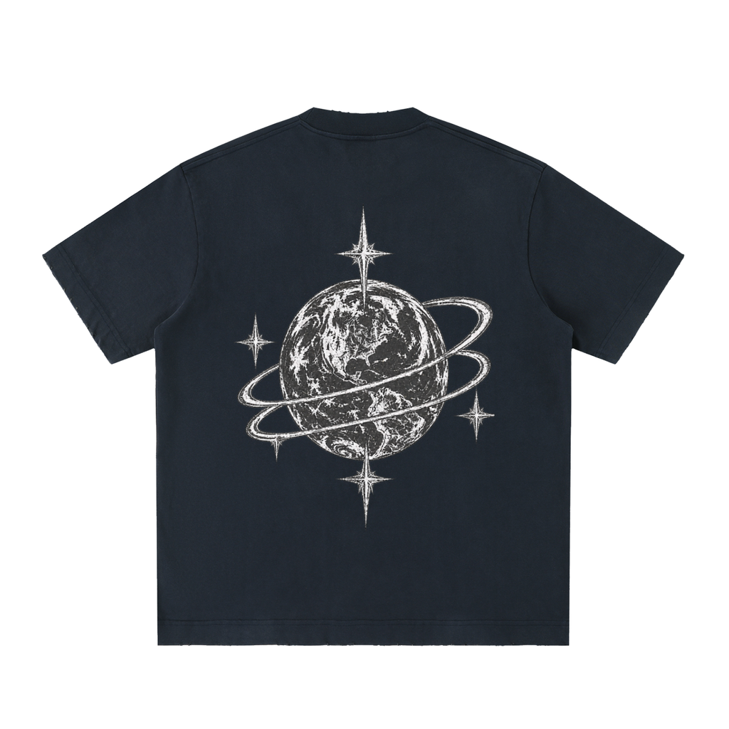 [Born]² Heavyweight Vintage Washed Frayed T-Shirt