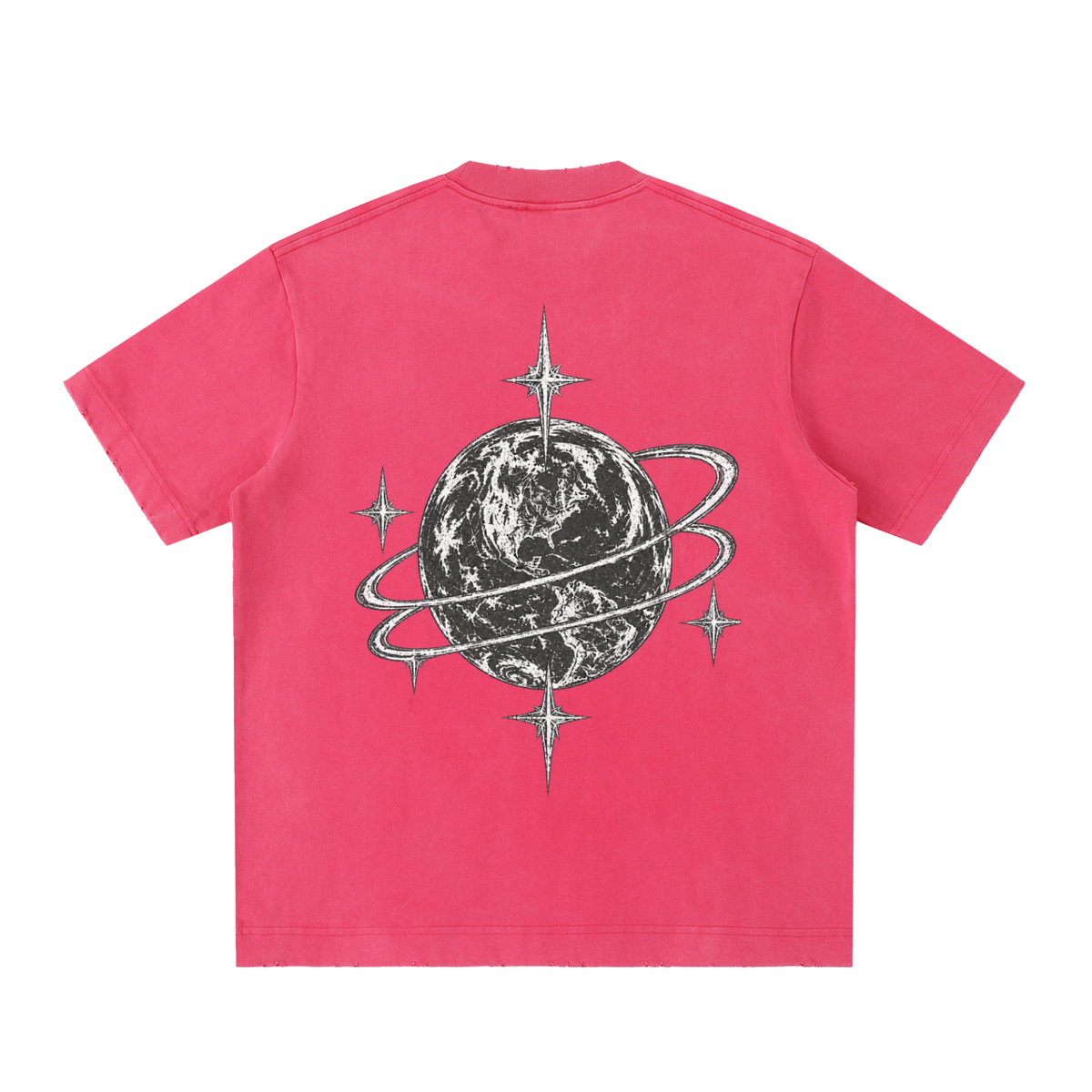 [Born]² Heavyweight Vintage Washed Frayed T-Shirt