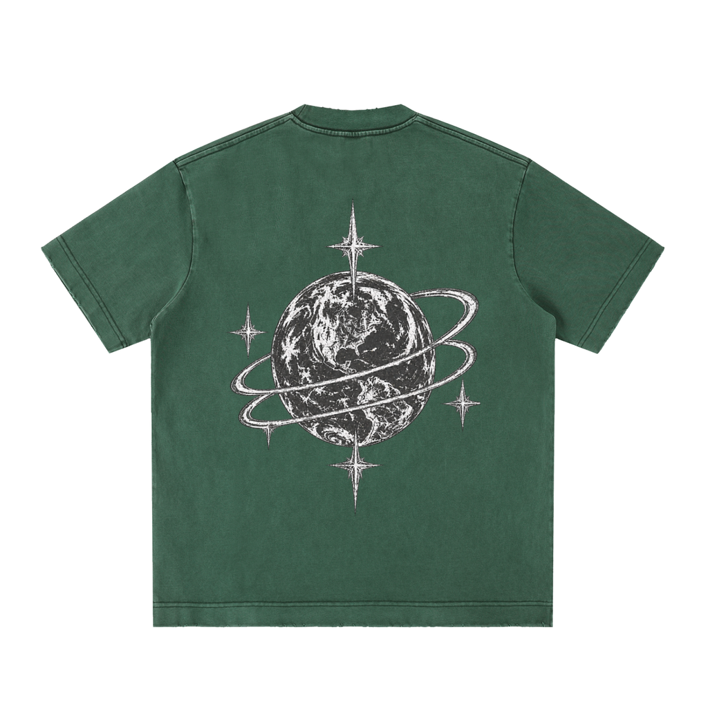 [Born]² Heavyweight Vintage Washed Frayed T-Shirt