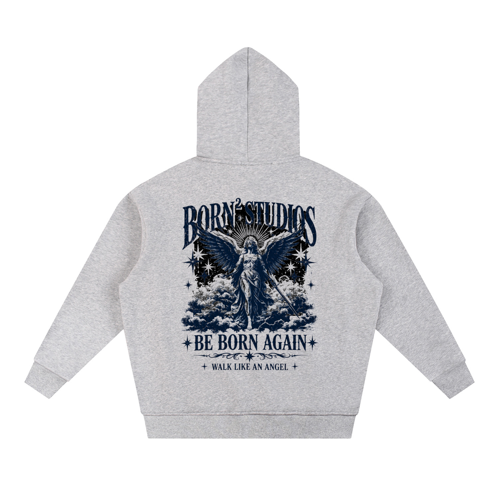 Sun Fade Contrast Tape Fleece Hoodie