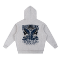 Sun Fade Contrast Tape Fleece Hoodie