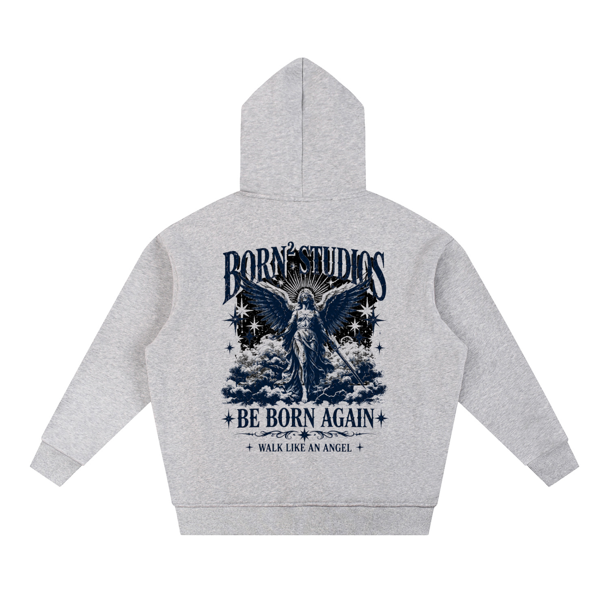 Sun Fade Contrast Tape Fleece Hoodie