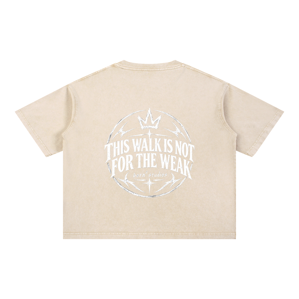 [Born]² Mineral Wash Boxy Cotton T-Shirt