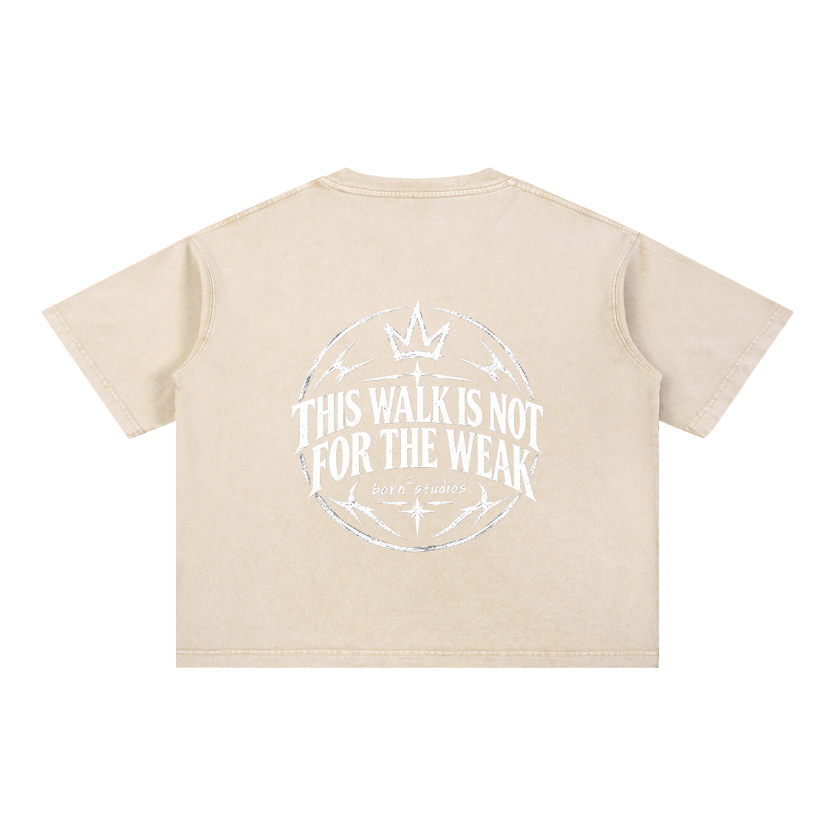 [Born]² Mineral Wash Boxy Cotton T-Shirt