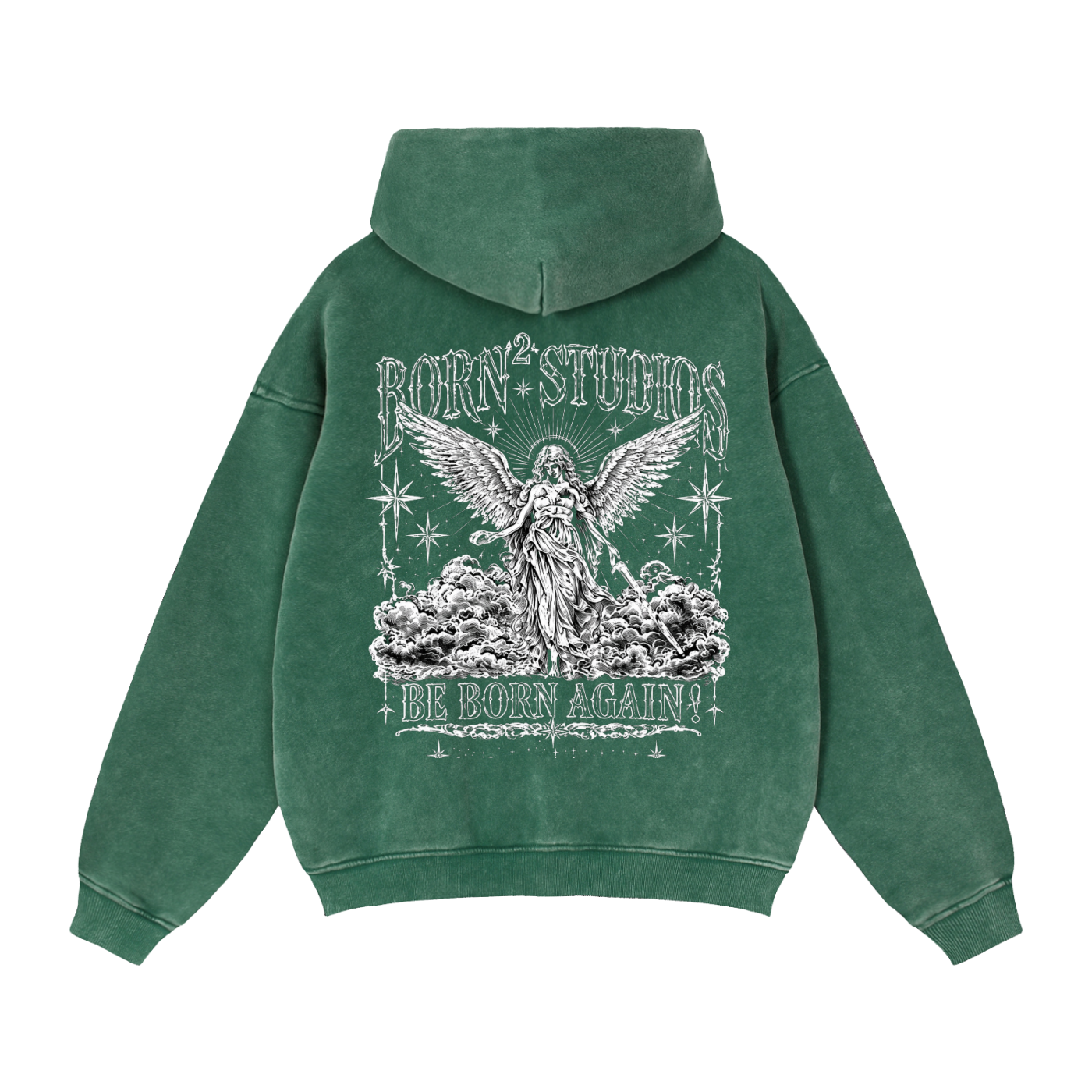 Zip-Through Boxy Fleece Hoodie