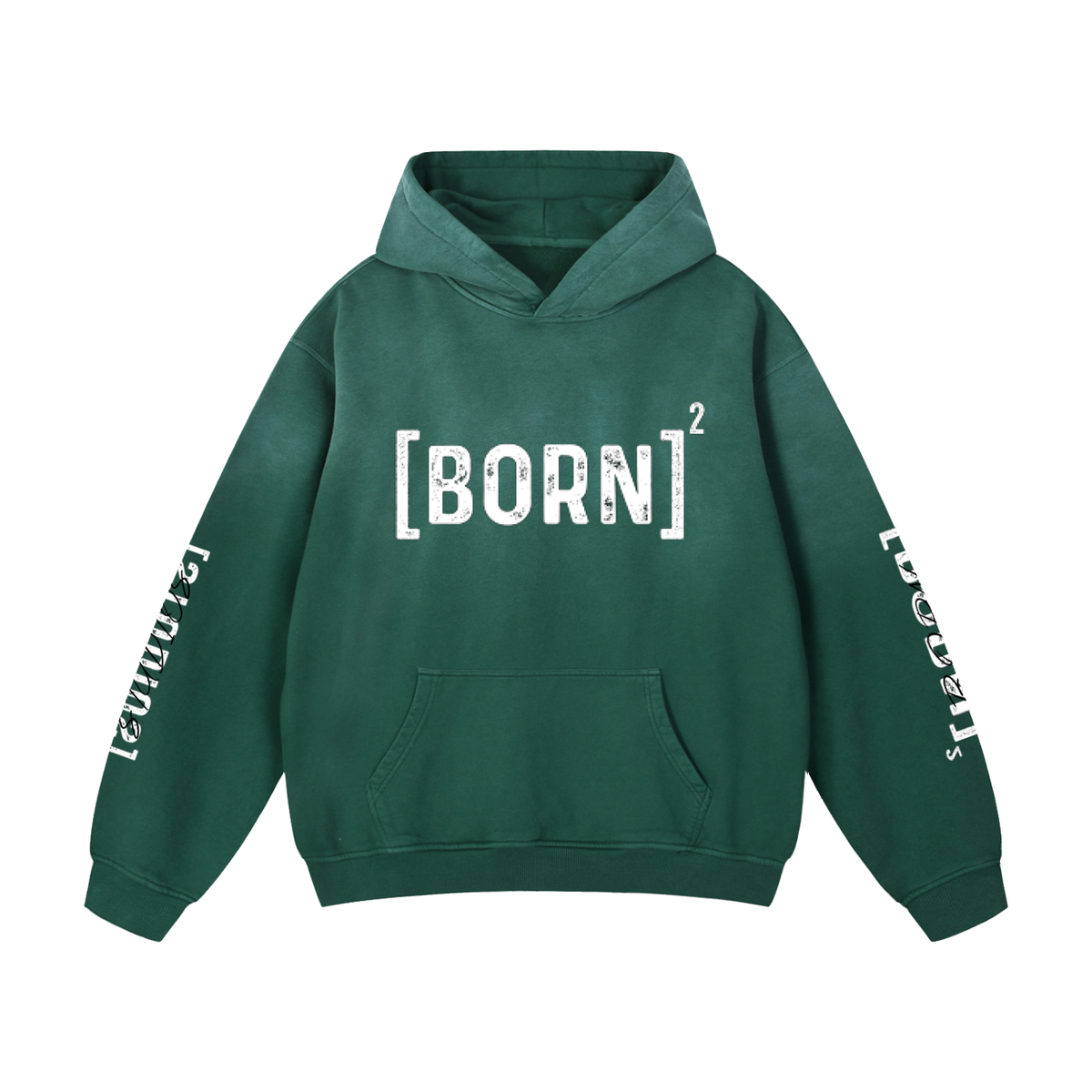 [Born]² Heavyweight Sunfade Oversized Hoodie