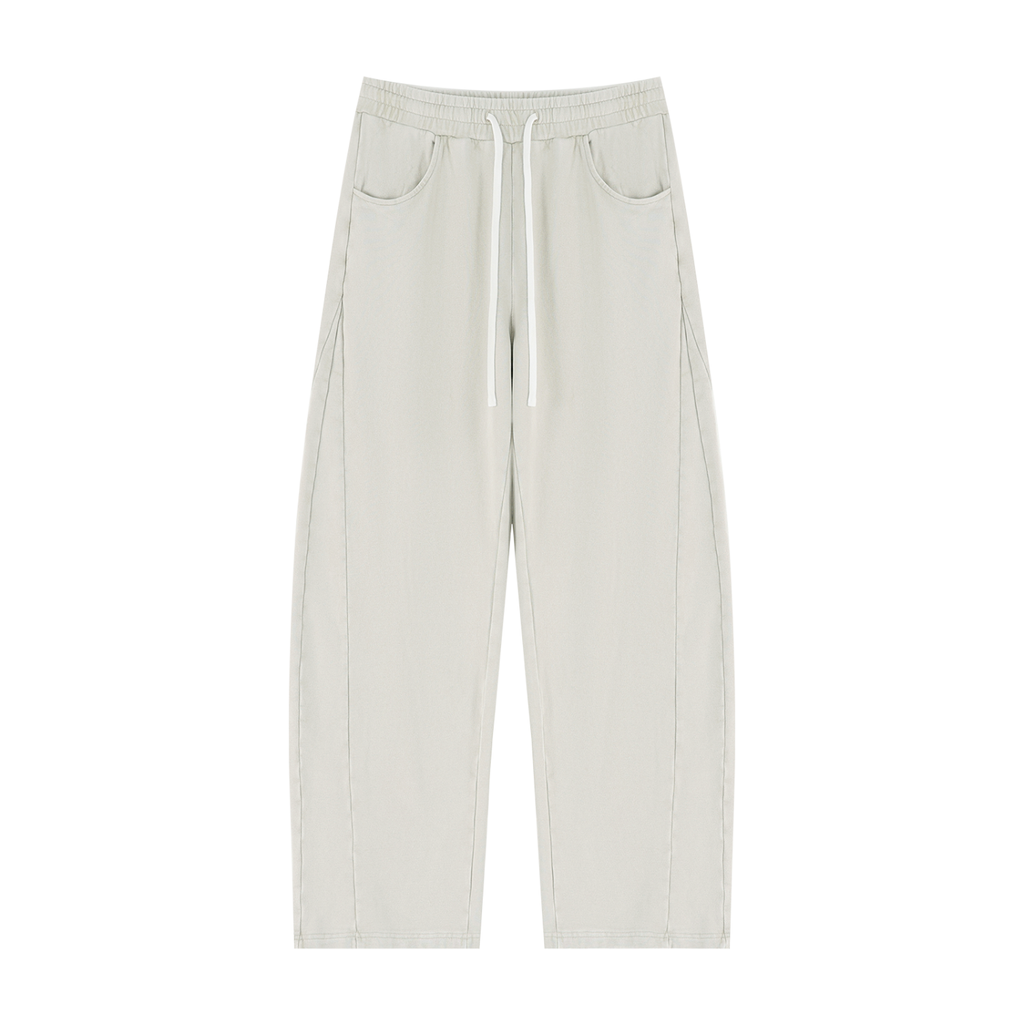 Unisex Mineral Wash Barrel Sweatpants