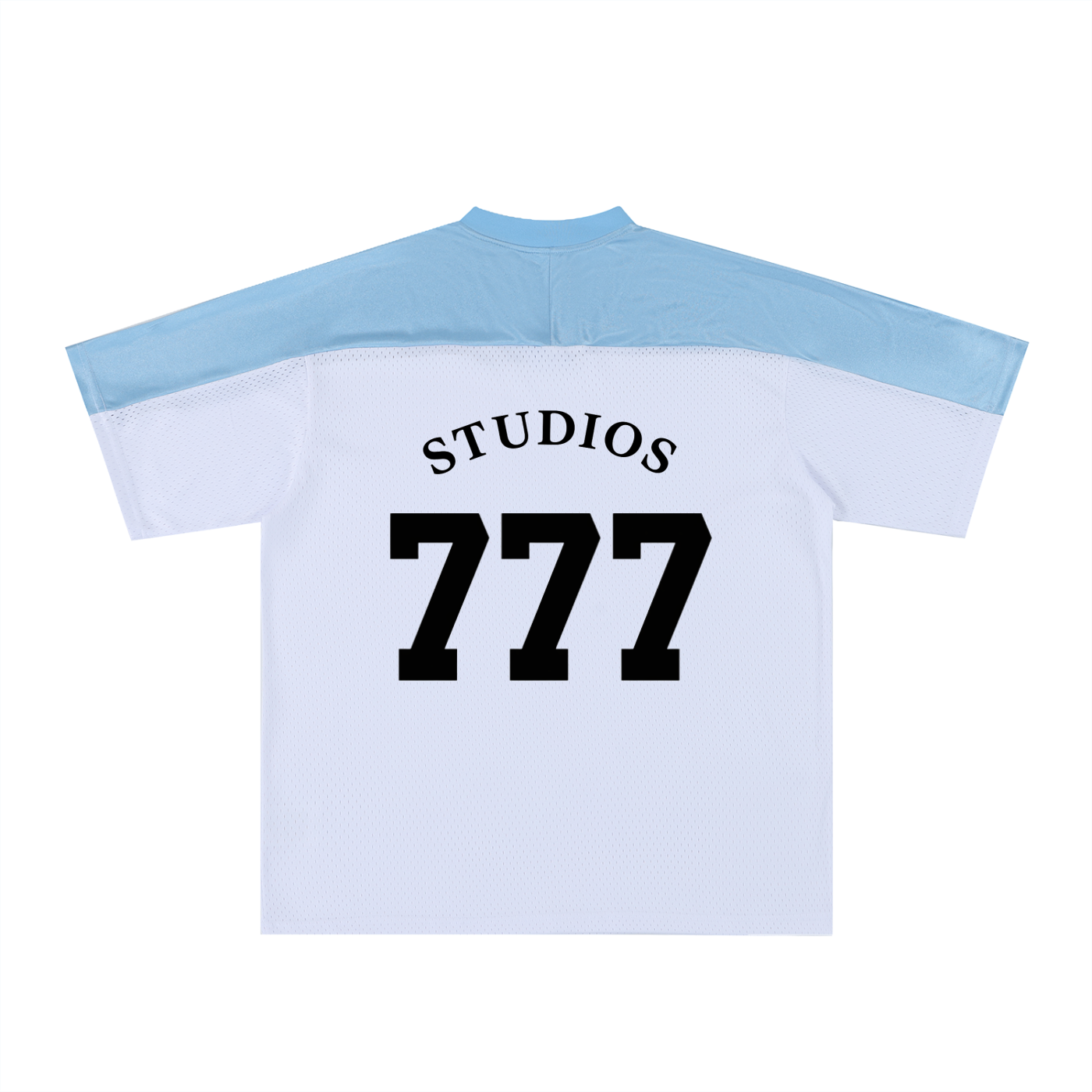 Oversized Mesh V-Neck Soccer Jersey