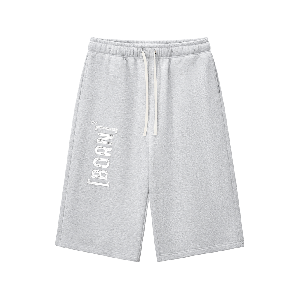 Relaxed Drawstring Three-quarter Sweatpants