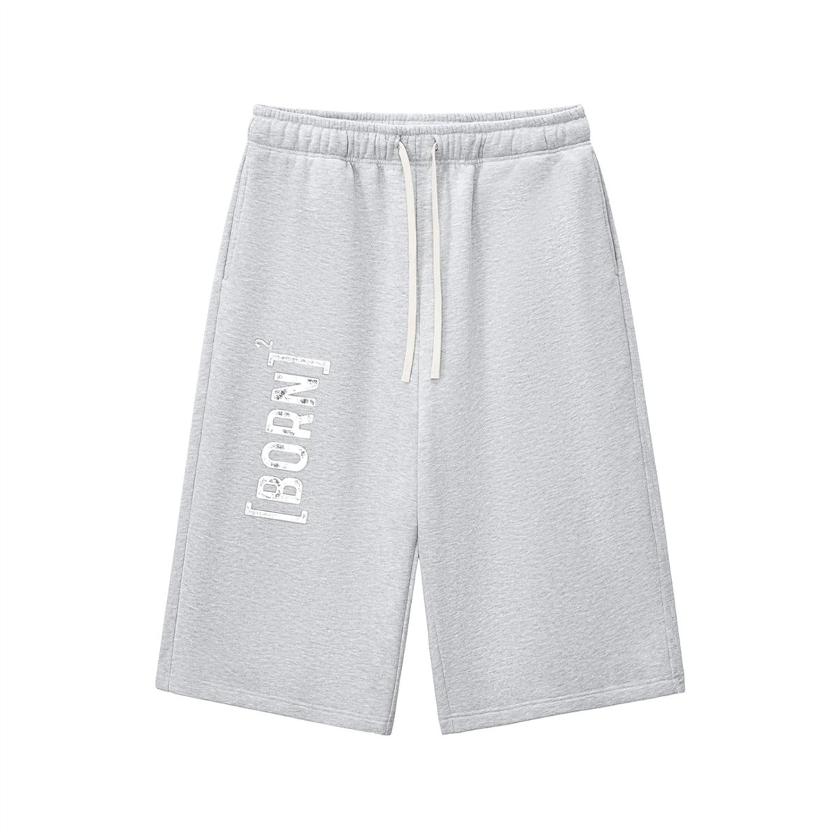 Relaxed Drawstring Three-quarter Sweatpants